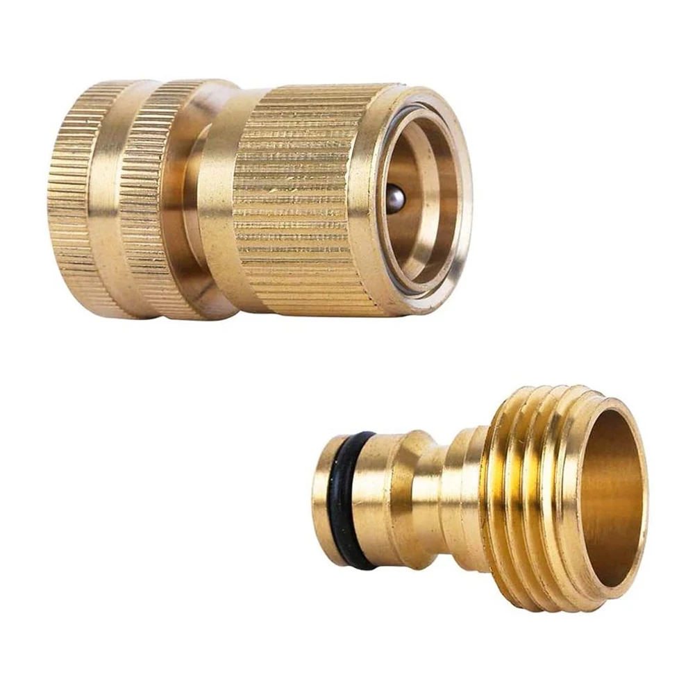 Garden Accessories Quick Connector Garden Yard Brass For 3/4 Inch Water Hose Garden Hoses Male & Female Quick Connector
Garden Accessories Quick Connector Garden Yard Brass For 3/4 Inch Water Hose Garden Hoses Male & Female Quick Connector