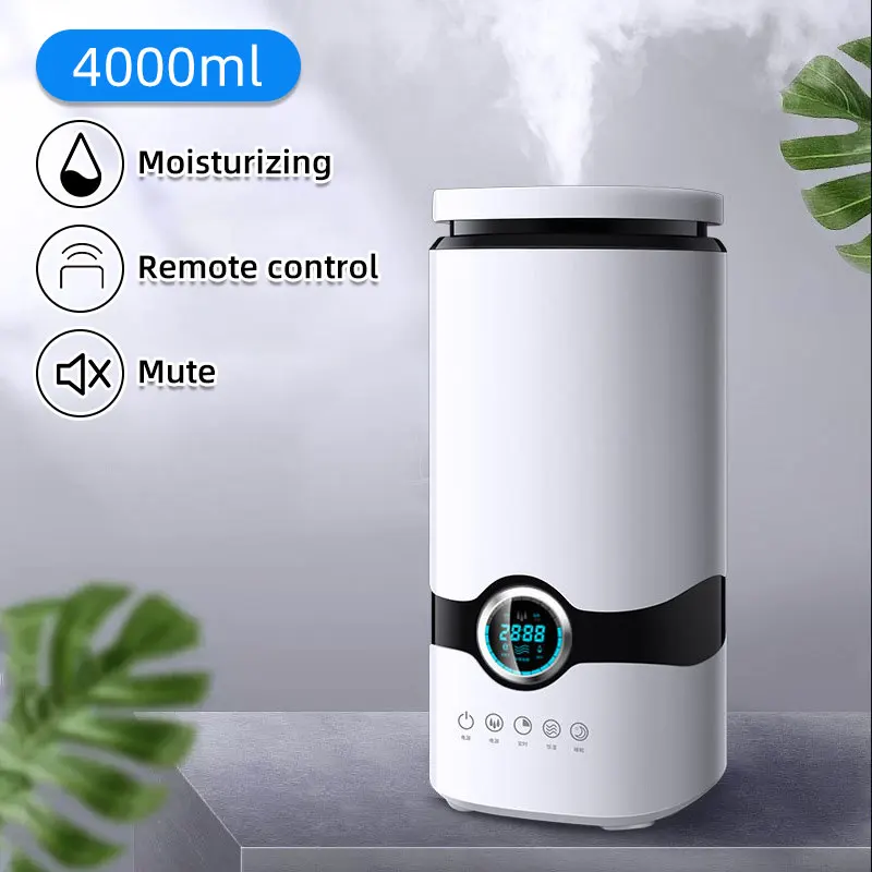 4L Ultrasonic Humidifier Smart Anion Office Home Essential Oil Aroma Diffuser Cool Mist Remote Control Baby Care Air Humidifier
4L Ultrasonic Humidifier Smart Anion Office Home Essential Oil Aroma Diffuser Cool Mist Remote Control Baby Care Air Humidifier