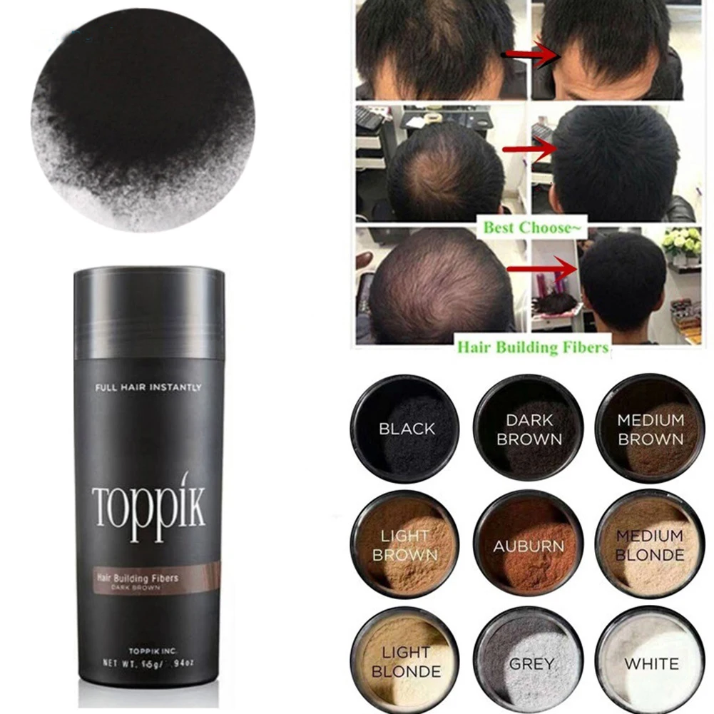Toppik Hair Building Fibers Keratin Growth Fiber Thickening Powder Spray Repair Building Hair Extension Hair Loss Products 27.5g
Toppik Hair Building Fibers Keratin Growth Fiber Thickening Powder Spray Repair Building Hair Extension Hair Loss Products 27.5g
