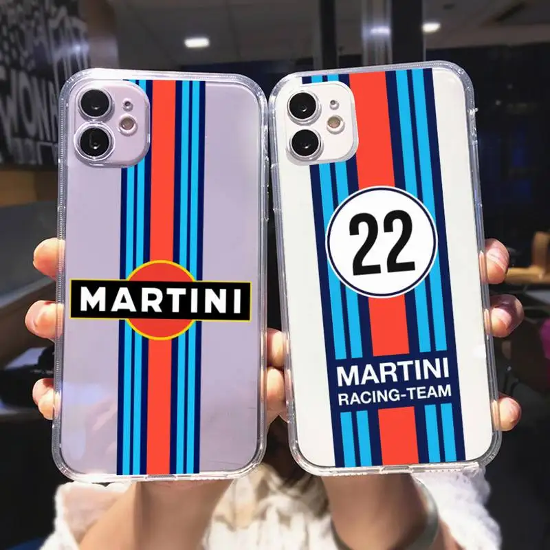 Martini Racing Полосатый чехол для телефона iPhone 11 12 Mini 13 14 Pro XS Max X 8 7 6s Plus 5 SE XR прозрачный чехол 
Martini Racing Полосатый чехол для телефона iPhone 11 12 Mini 13 14 Pro XS Max X 8 7 6s Plus 5 SE XR прозрачный чехол