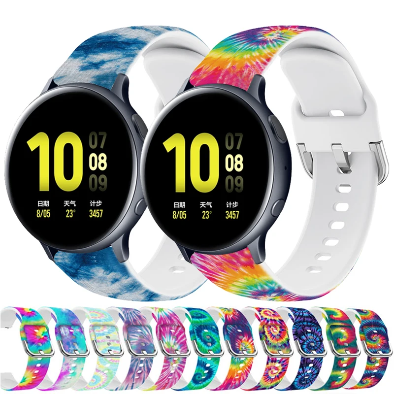 Ремешок силиконовый для наручных часов, браслет с принтом для Samsung Galaxy Watch 4 classic 46 мм 42 мм, Galaxy watch 4 Active 2 44 мм 40 мм, 20 мм 22 мм
Ремешок силиконовый для наручных часов, браслет с принтом для Samsung Galaxy Watch 4 classic 46 мм 42 мм, Galaxy watch 4 Active 2 44 мм 40 мм, 20 мм 22 мм
