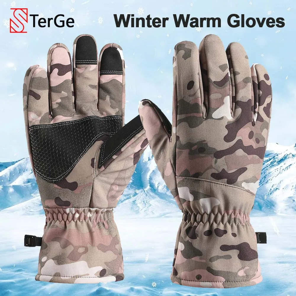 Winter Thermal Warm Gloves Touch Screen Windproof Camouflage Tactical Gloves Anti-slip Hunting Skiing Cycling Men's Gloves
Winter Thermal Warm Gloves Touch Screen Windproof Camouflage Tactical Gloves Anti-slip Hunting Skiing Cycling Men's Gloves