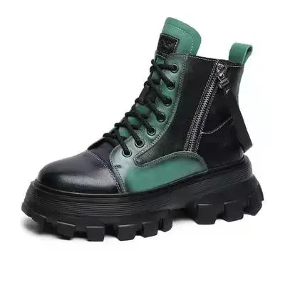 Женские ботильоны на молнии, повседневные ботинки ручной работы с круглым носком в стиле ретро, Осень-зима 2022
Женские ботильоны на молнии, повседневные ботинки ручной работы с круглым носком в стиле ретро, Осень-зима 2022