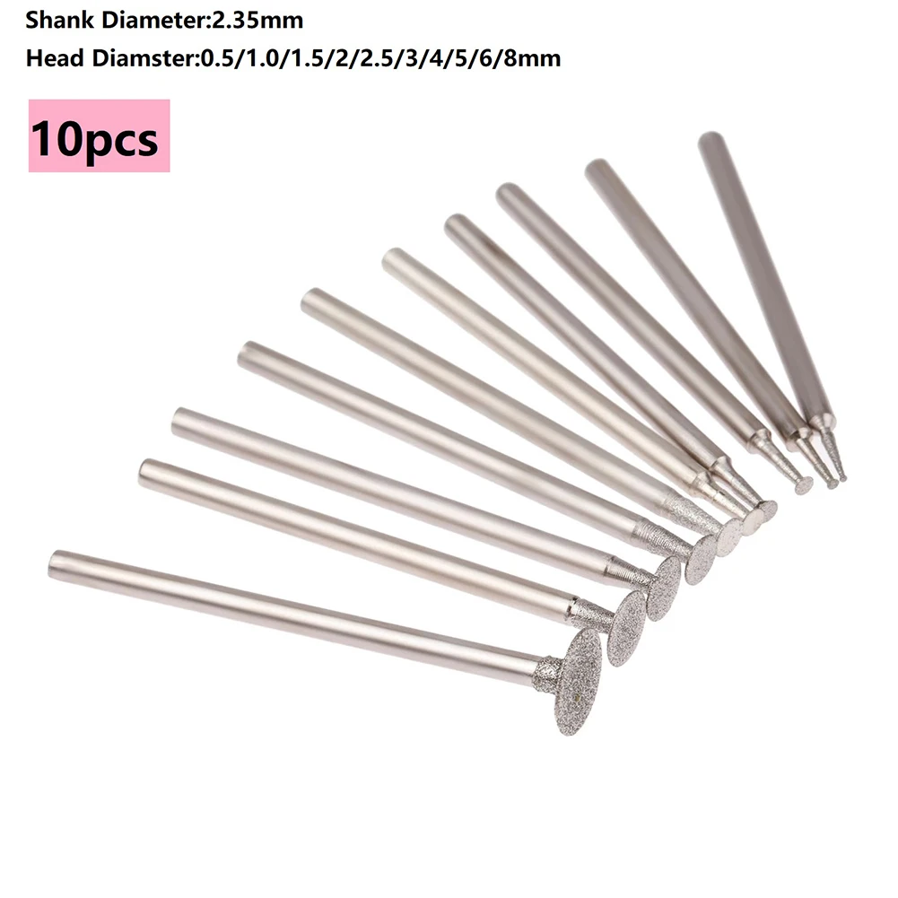 Ultra-Thin T Head Grinding Bit 10pcs Carving DRELD - Dremel Accessories Diamond Shank Engraving Tools Sculpturing
Ultra-Thin T Head Grinding Bit 10pcs Carving DRELD - Dremel Accessories Diamond Shank Engraving Tools Sculpturing