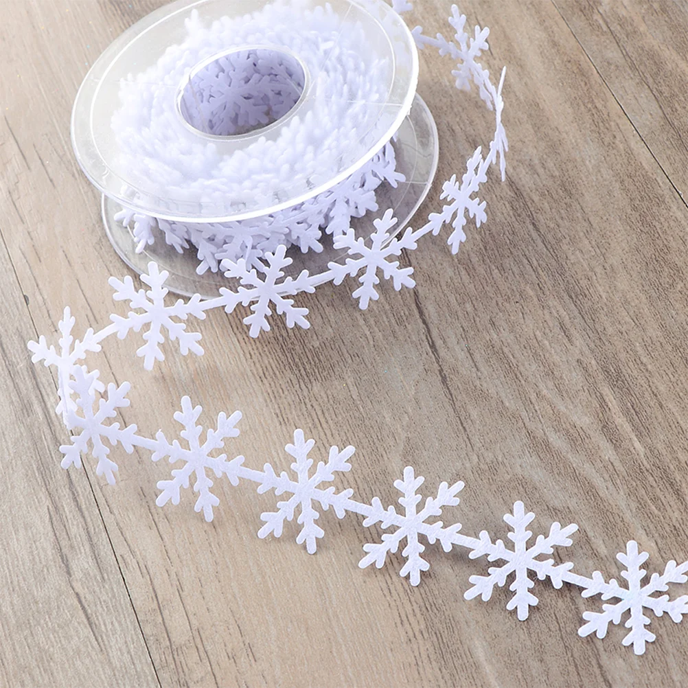 Ribbon Christmas Glitter Snowflake Lace Silver Trim Decoration Ornament Snowflakes Sequins Decorative
Ribbon Christmas Glitter Snowflake Lace Silver Trim Decoration Ornament Snowflakes Sequins Decorative