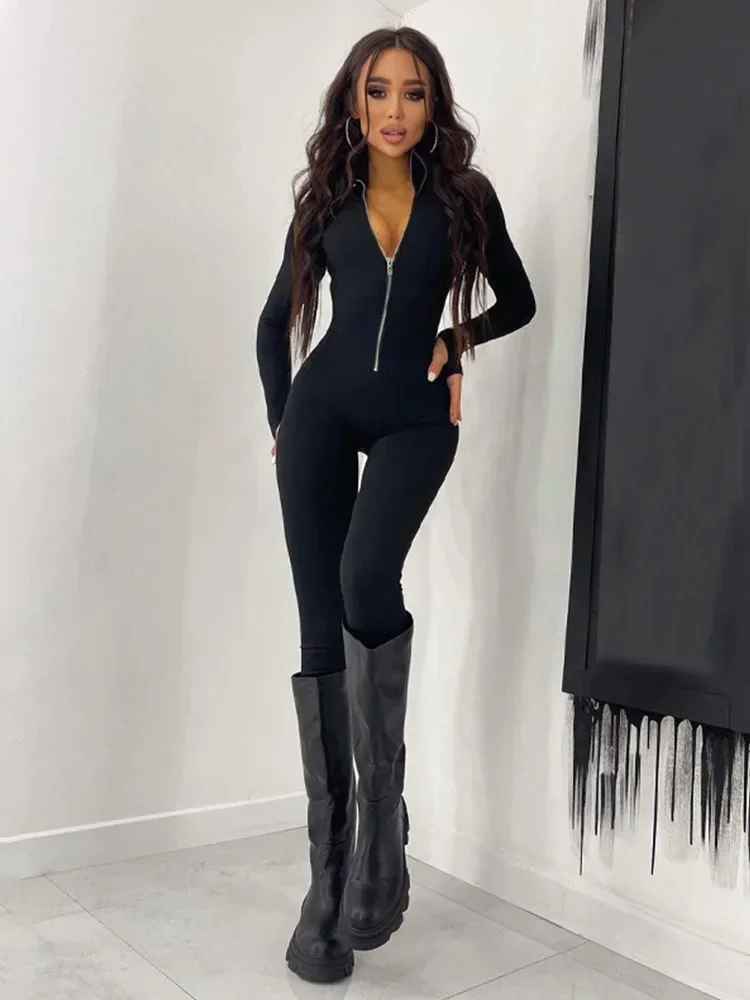 Traf 2024 Jumsuit Women Elegance Fitness Zipper Jumpsuit Long Sleeves Sexy Ladies Rompers Street Skinny Activity Wear Overalls
Traf 2024 Jumsuit Women Elegance Fitness Zipper Jumpsuit Long Sleeves Sexy Ladies Rompers Street Skinny Activity Wear Overalls