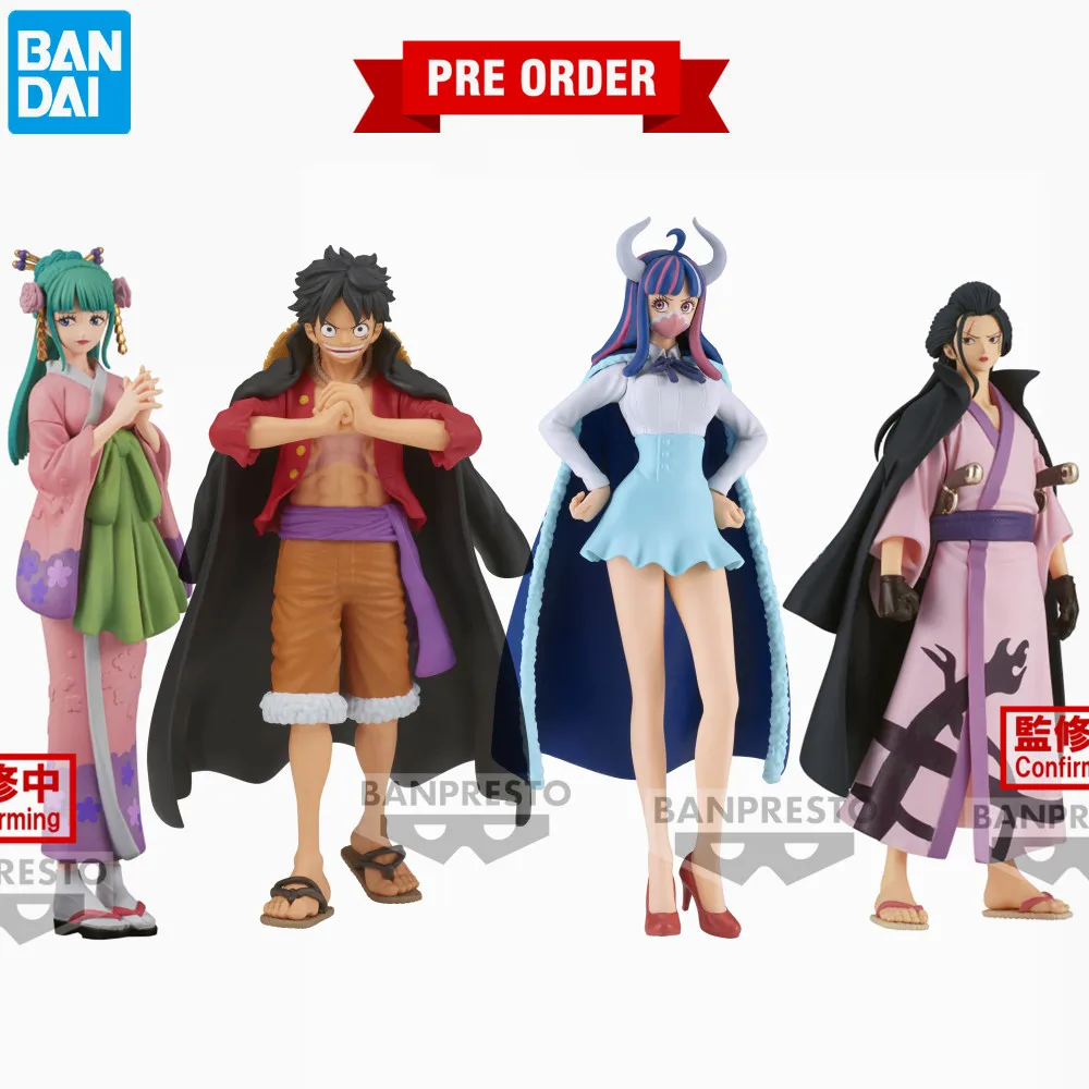 Bandai BANPRESTO One Piece Anime Luffy Izou Ulti Hiyori PVC Action Figures One Piece Figurine Toys
Bandai BANPRESTO One Piece Anime Luffy Izou Ulti Hiyori PVC Action Figures One Piece Figurine Toys