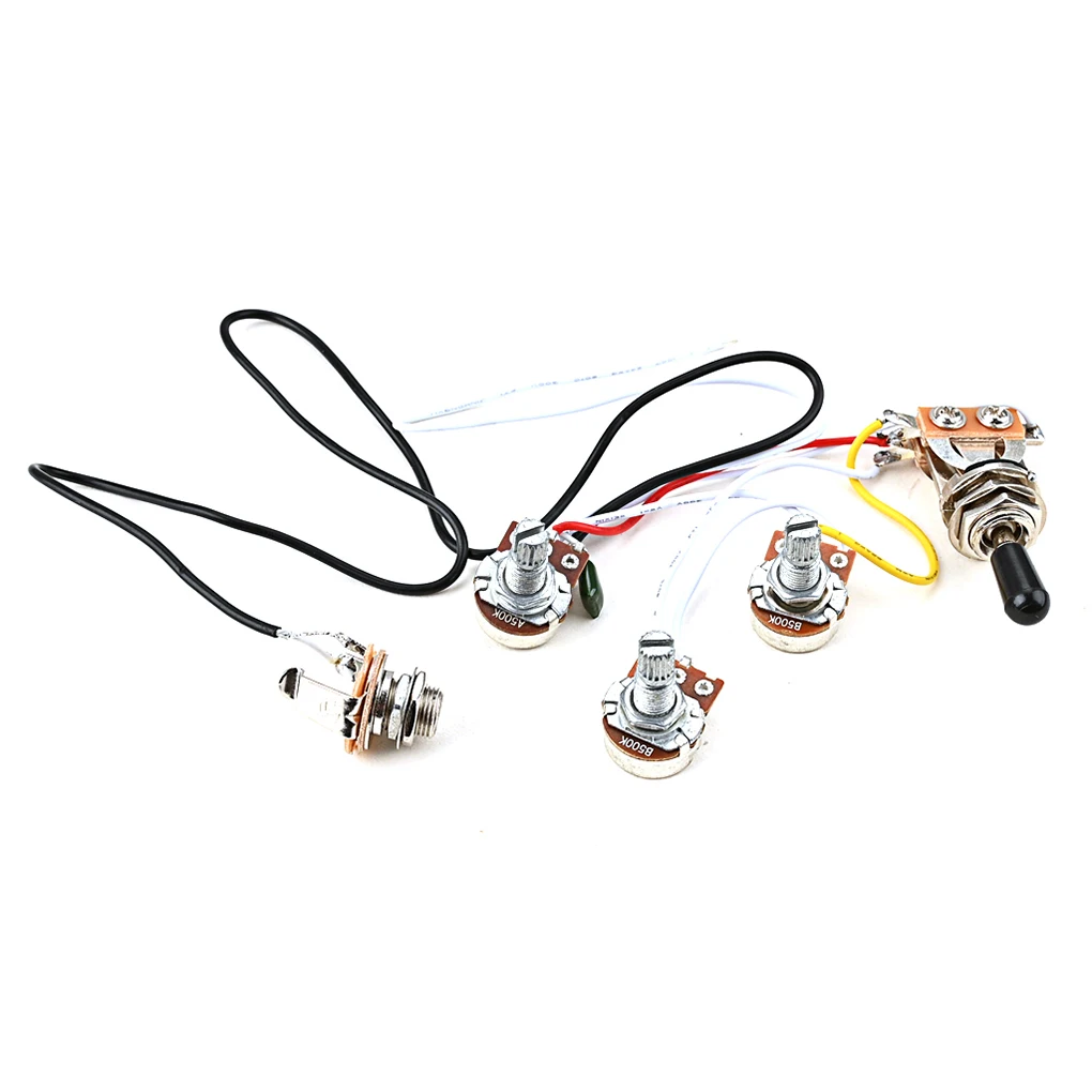 Switch Electric Guitar Wiring Harness Kit Toggle Replaced Parts Cap Fitting
Switch Electric Guitar Wiring Harness Kit Toggle Replaced Parts Cap Fitting