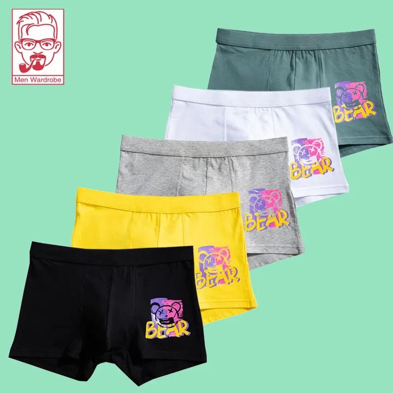 New Cartoon Bear Men's Panties Cotton Boxers Comfortable And Breathable Youth Personality Cartoon Boxers Trend Shorts
New Cartoon Bear Men's Panties Cotton Boxers Comfortable And Breathable Youth Personality Cartoon Boxers Trend Shorts