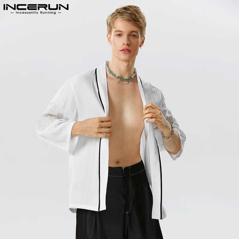 INCERUN Men Shirt Embroidery Patchwork 3/4 Sleeve Open Stitch Vintage Male Cardigan Streetwear 2023 Kimono Casual Camisas S-5XL
INCERUN Men Shirt Embroidery Patchwork 3/4 Sleeve Open Stitch Vintage Male Cardigan Streetwear 2023 Kimono Casual Camisas S-5XL