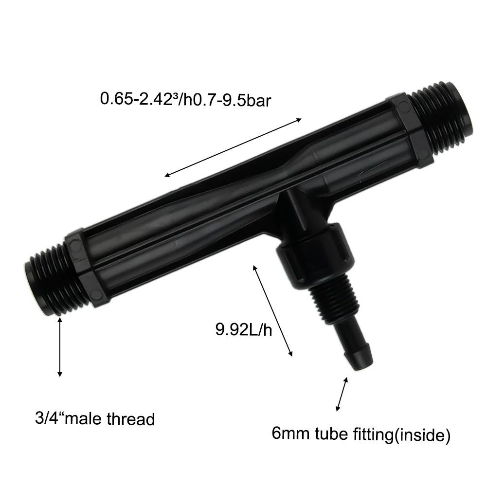 G1/2 G3/4 Irrigation Venturi Fertilizer Kit Injector Water Tube Switch Filter Irrigation Venturi Tube Greenhouse Drip System
G1/2 G3/4 Irrigation Venturi Fertilizer Kit Injector Water Tube Switch Filter Irrigation Venturi Tube Greenhouse Drip System