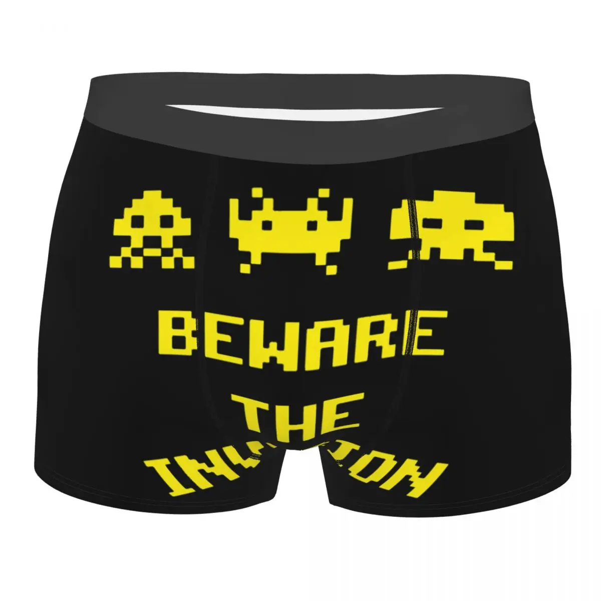 Beware The Invasion Man's Boxer Briefs Underwear Space Invaders Airplane Shooting Game Breathable High Quality Birthday Gifts
Beware The Invasion Man's Boxer Briefs Underwear Space Invaders Airplane Shooting Game Breathable High Quality Birthday Gifts