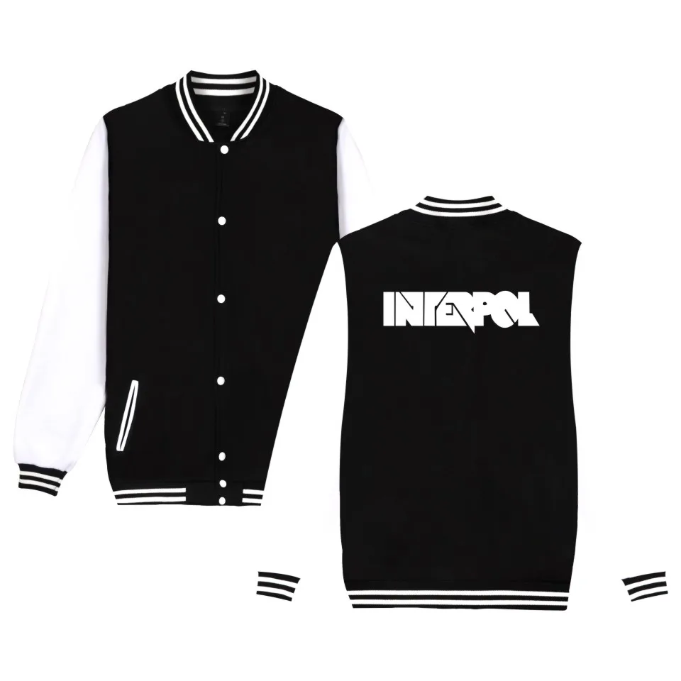 Hot New INTERPOL Printed Sweatshirt Baseball Jacket Men/Women Hip Hop Hoodies Autumn Winter Moletom Masculino Casual Jackets 
Hot New INTERPOL Printed Sweatshirt Baseball Jacket Men/Women Hip Hop Hoodies Autumn Winter Moletom Masculino Casual Jackets