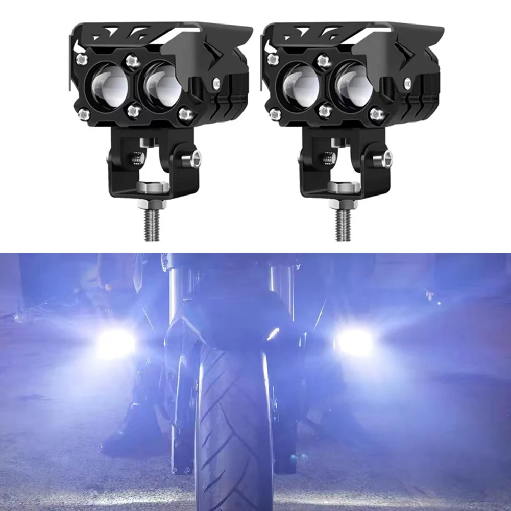 2pcs Motorcycle LED Spotlight 60W Universal Double Lenses Spotlight 6000LM High Brightness Waterproof Motorbike Accessories
2pcs Motorcycle LED Spotlight 60W Universal Double Lenses Spotlight 6000LM High Brightness Waterproof Motorbike Accessories