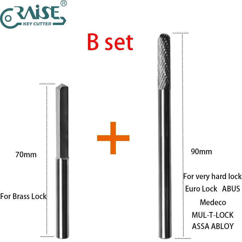 RAISE Drill Bit набор для сверления замков
RAISE Drill Bit набор для сверления замков