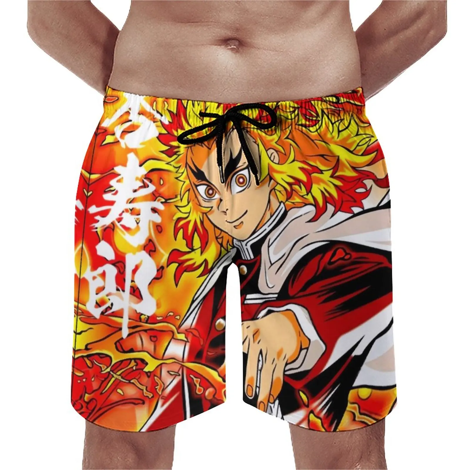 Demon Slayer Anime Board Shorts Summer Rengoku Kyojuro Running Beach Shorts Quick Drying Casual Pattern Plus Size Beach Trunks
Demon Slayer Anime Board Shorts Summer Rengoku Kyojuro Running Beach Shorts Quick Drying Casual Pattern Plus Size Beach Trunks