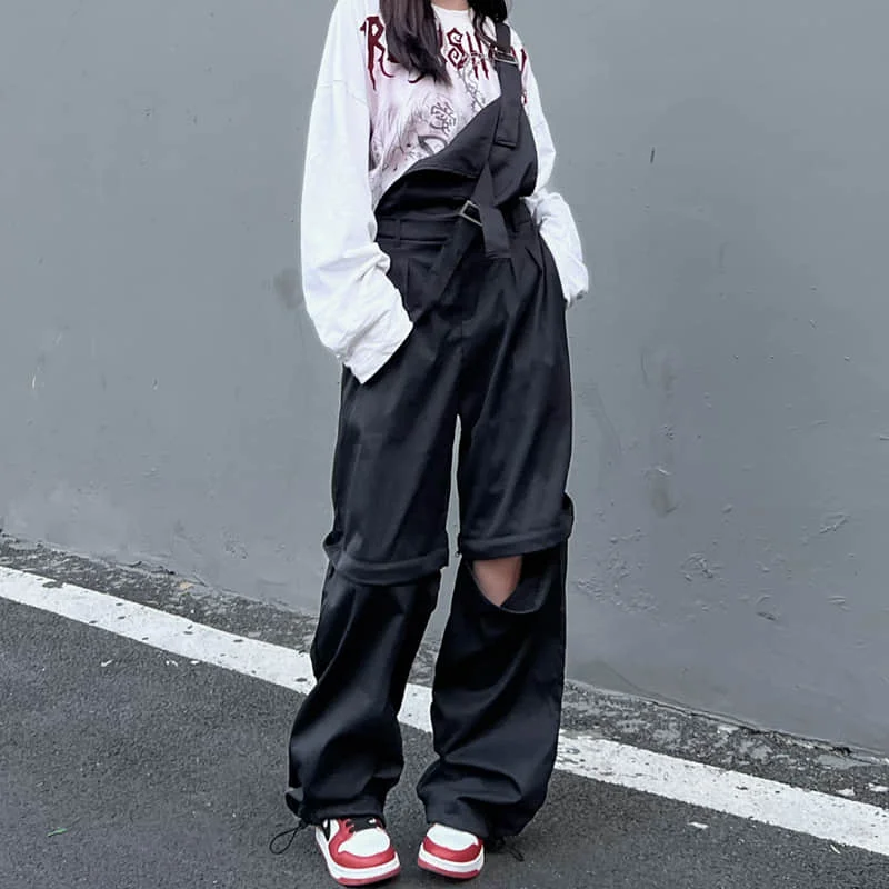 iRabeeZT Autumn New Women Rompers Solid Detachable Wide Leg Black Overalls Mid Waist Loose Straight Jumpsuits Women Clothes
iRabeeZT Autumn New Women Rompers Solid Detachable Wide Leg Black Overalls Mid Waist Loose Straight Jumpsuits Women Clothes