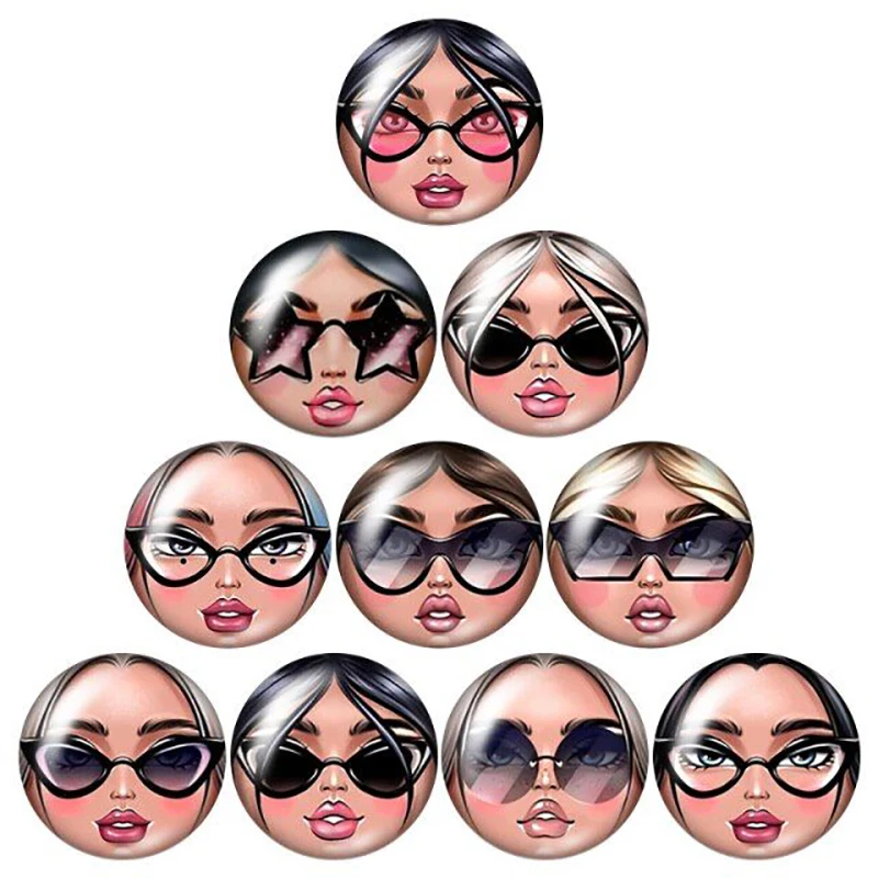 10PCS Kawaii Russian Baby Face With Glasses Cabochon Charms 18MM Round Photo Glass Cabochons Demo Flat Back Making Accessories
10PCS Kawaii Russian Baby Face With Glasses Cabochon Charms 18MM Round Photo Glass Cabochons Demo Flat Back Making Accessories