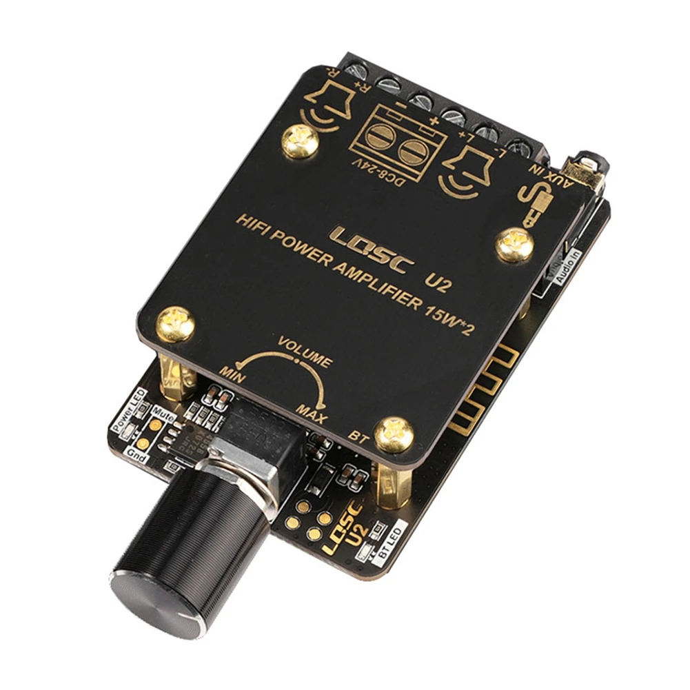 LQSC Mini PAM8620 Bluetooth 5.0 Amplifier Audio Board 15Wx2 Dual Channel Stereo Sound Amplificador Moudle
LQSC Mini PAM8620 Bluetooth 5.0 Amplifier Audio Board 15Wx2 Dual Channel Stereo Sound Amplificador Moudle