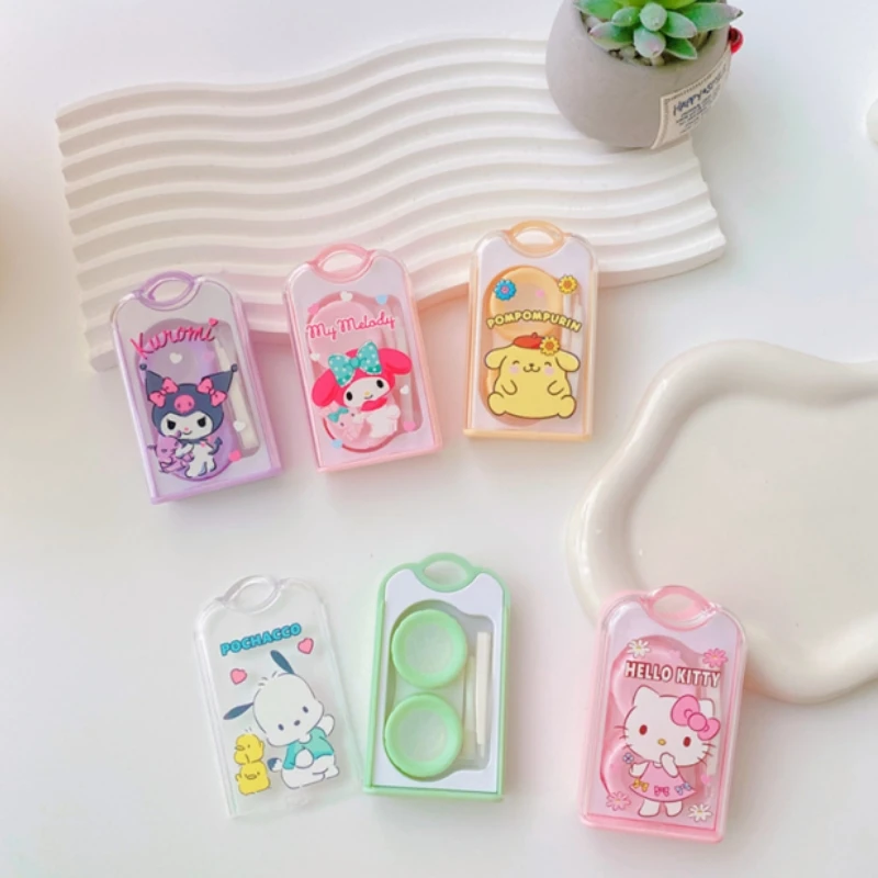 Sanrio Hello Kitty Portable Contact Lens Box Tweezers Suction Stick Container Set Travel Contact Lenses Beauty Pupil Storage Box
Sanrio Hello Kitty Portable Contact Lens Box Tweezers Suction Stick Container Set Travel Contact Lenses Beauty Pupil Storage Box