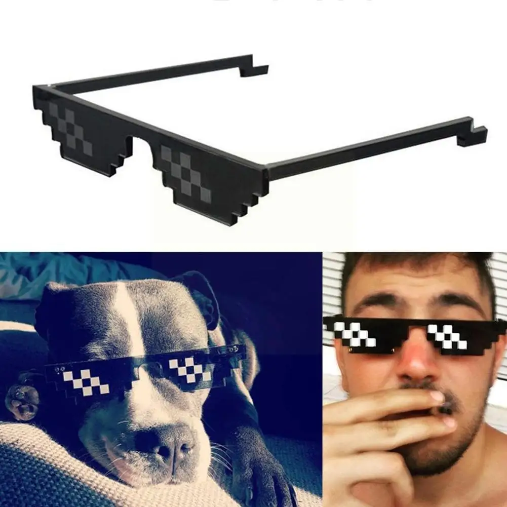 Mosaic Sunglasses Trick Toy Thug Life Glasses Deal Personalized Pixel Sunglasses Men Mosaic With Funny Black Glasses Toys W E7z2
Mosaic Sunglasses Trick Toy Thug Life Glasses Deal Personalized Pixel Sunglasses Men Mosaic With Funny Black Glasses Toys W E7z2