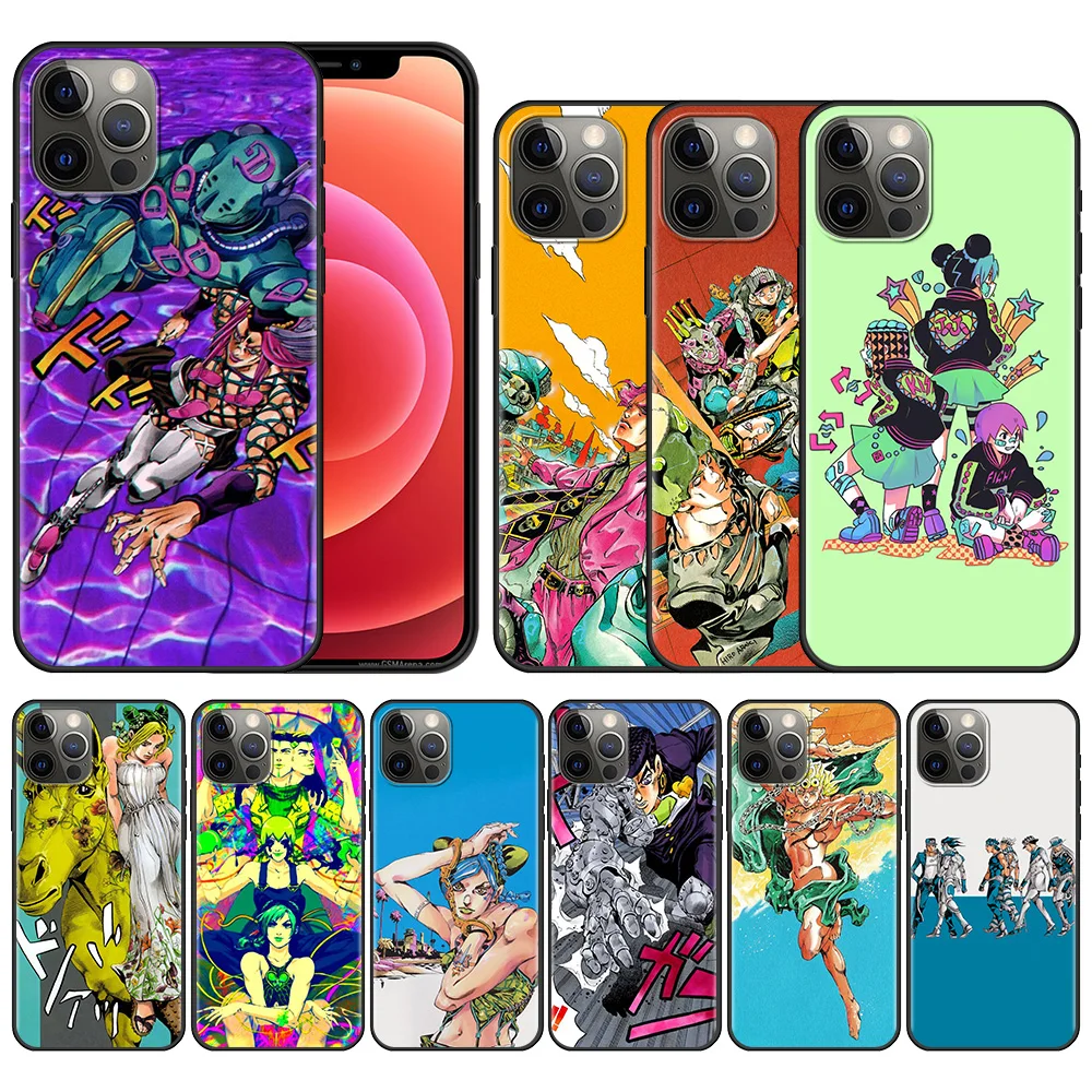 Phone Case For Apple iPhone 13 12 11 Pro Max Mini X XR XS Max 6 6S 7 8 Plus 5 5S SE(2020) Silicone Fundas Jojo Stone Ocean Anime 
Phone Case For Apple iPhone 13 12 11 Pro Max Mini X XR XS Max 6 6S 7 8 Plus 5 5S SE(2020) Silicone Fundas Jojo Stone Ocean Anime