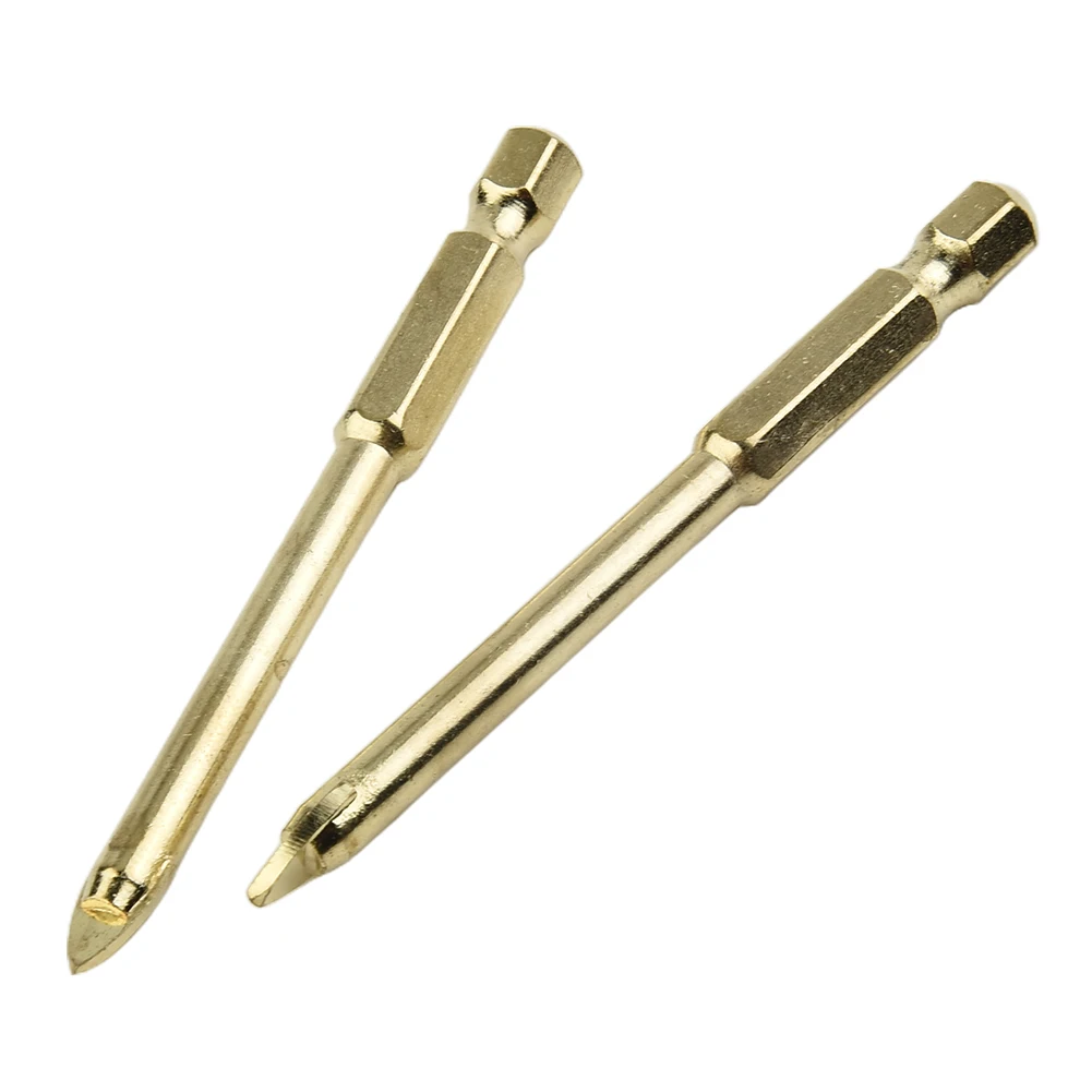 10* Drill Bit 10pcs 6mm Ceramic Gold Spear Head Superhard Tile Glass Titanium Tungsten Carbide Portable Durable
10* Drill Bit 10pcs 6mm Ceramic Gold Spear Head Superhard Tile Glass Titanium Tungsten Carbide Portable Durable