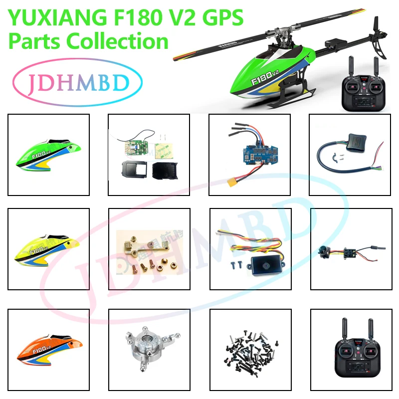 

YU XIANG F180 V2 GPS RC Helicopter Spare CCPM Swashplate Motherboard Shell GPS Canopy