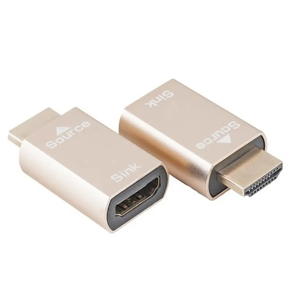 HDMI-Compatible Virtual Monitor Display Emulator Small Male To Female 4K EDID DDC Dummy Plug Lock Screen Adapter Accessories
HDMI-Compatible Virtual Monitor Display Emulator Small Male To Female 4K EDID DDC Dummy Plug Lock Screen Adapter Accessories