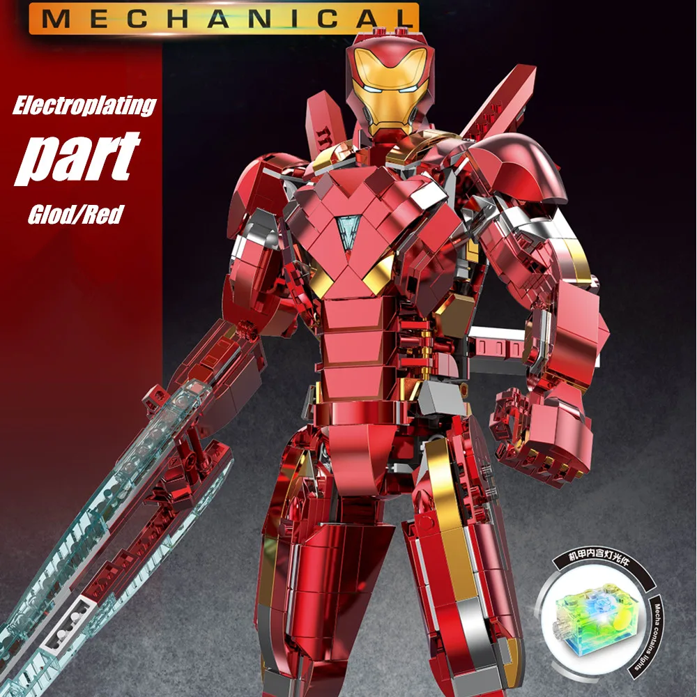 MK50 Disney Marvel Legends Avengers IRONMAN MARK-50 Figure Toy Iron Man Movie Model Building Block Bricks Kids Toys Gift Boy
MK50 Disney Marvel Legends Avengers IRONMAN MARK-50 Figure Toy Iron Man Movie Model Building Block Bricks Kids Toys Gift Boy