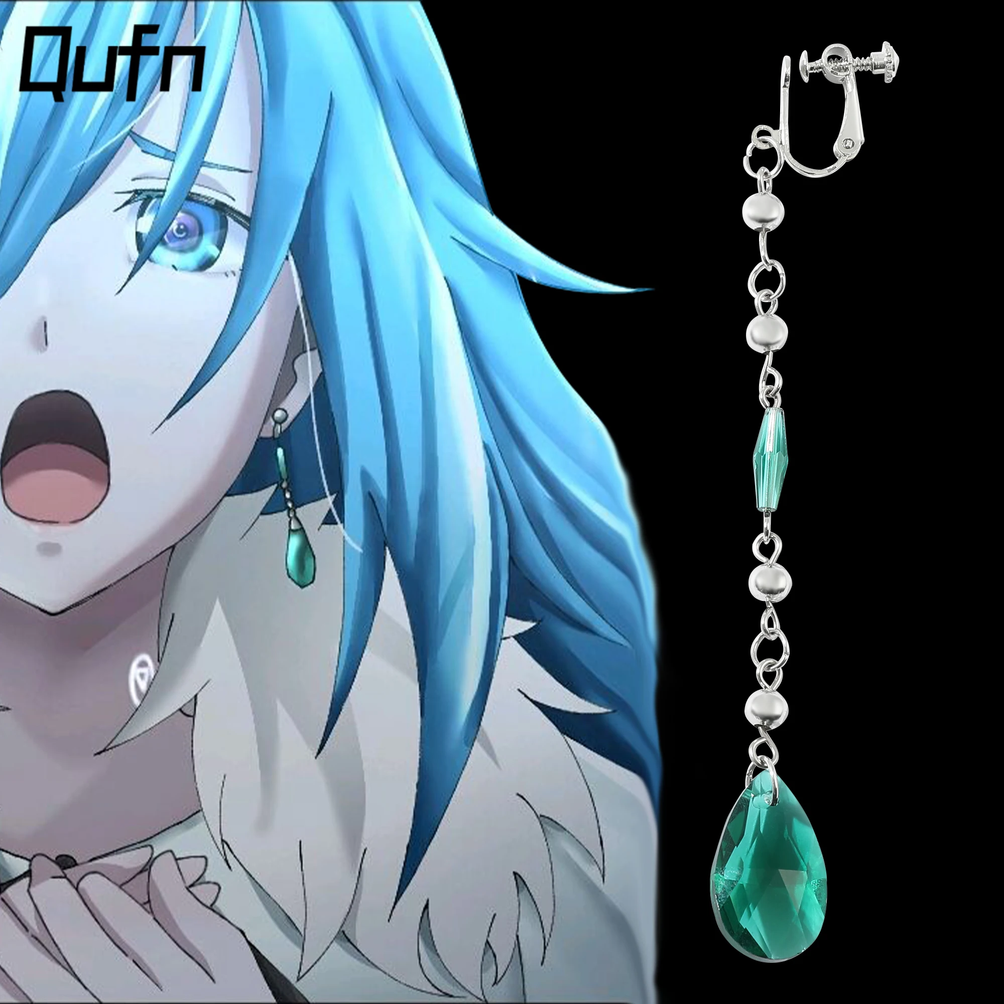 Anime Vivy -Fluorite Eye’s Song Metal Crystal Drop Pendant Ear Clips Cosplay Vivy Fashion Lady Ear Clips Accessories Gift
Anime Vivy -Fluorite Eye’s Song Metal Crystal Drop Pendant Ear Clips Cosplay Vivy Fashion Lady Ear Clips Accessories Gift