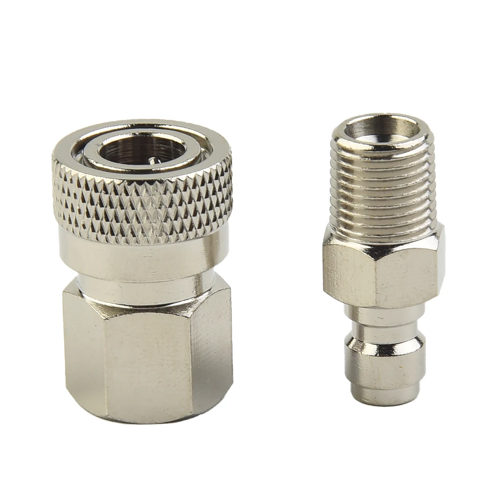 Paintball PCP 8mm 1/8" Thread NPT Quick Release Connector Fitting Male & Female Kit Nickel-plated Brass 3000psi / 250bar
Paintball PCP 8mm 1/8" Thread NPT Quick Release Connector Fitting Male & Female Kit Nickel-plated Brass 3000psi / 250bar