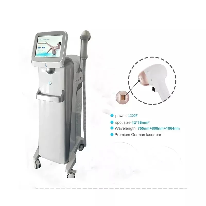 Factory Price Permanent Diode Laser Hair Removal, diode 755 808 1064 diode laser 3 waves with big spot size
Factory Price Permanent Diode Laser Hair Removal, diode 755 808 1064 diode laser 3 waves with big spot size