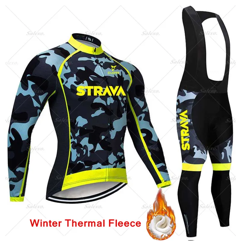 2022 STRAVA зимний теплый флисовый Камуфляжный велосипедный комплект из Джерси, Мужская велосипедная одежда с длинным рукавом, одежда для горно...
2022 STRAVA зимний теплый флисовый Камуфляжный велосипедный комплект из Джерси, Мужская велосипедная одежда с длинным рукавом, одежда для горно...