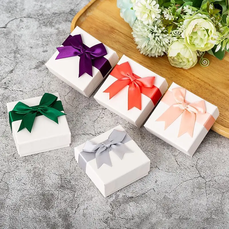 Bow Ribbon Jewelry Box Ring Earrings Jewelry Organizer Exquisite Gift Boxs Paper Jewelry Packaging Simple Bracelet Organizer New
Bow Ribbon Jewelry Box Ring Earrings Jewelry Organizer Exquisite Gift Boxs Paper Jewelry Packaging Simple Bracelet Organizer New