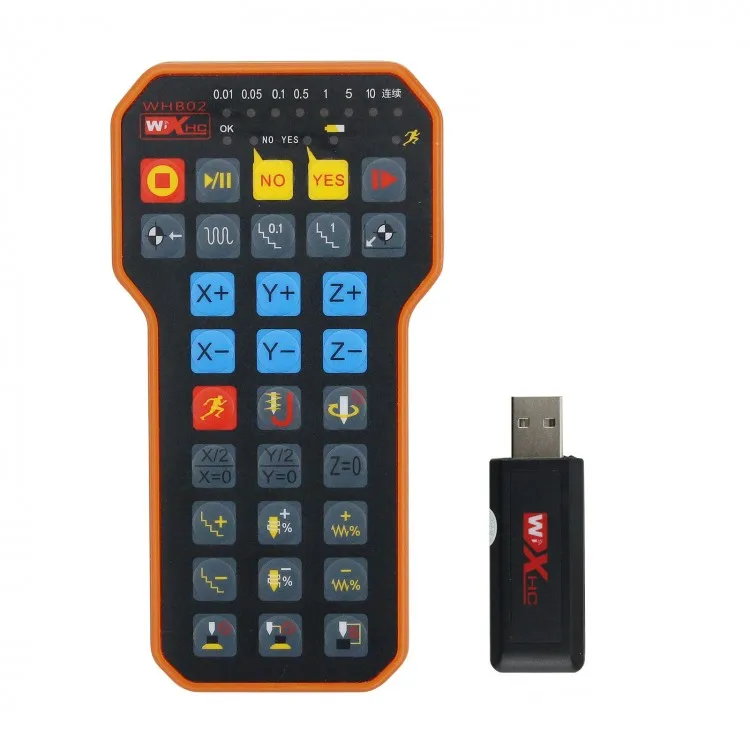 WHB02 3 Axis USB Wireless CNC Handwheel for CNC Router Engraving Machine System
WHB02 3 Axis USB Wireless CNC Handwheel for CNC Router Engraving Machine System