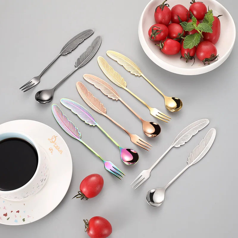 1Pc Feather Spoon For Home and office Tea Coffee Milk Drink Stainless Steel Tableware
1Pc Feather Spoon For Home and office Tea Coffee Milk Drink Stainless Steel Tableware