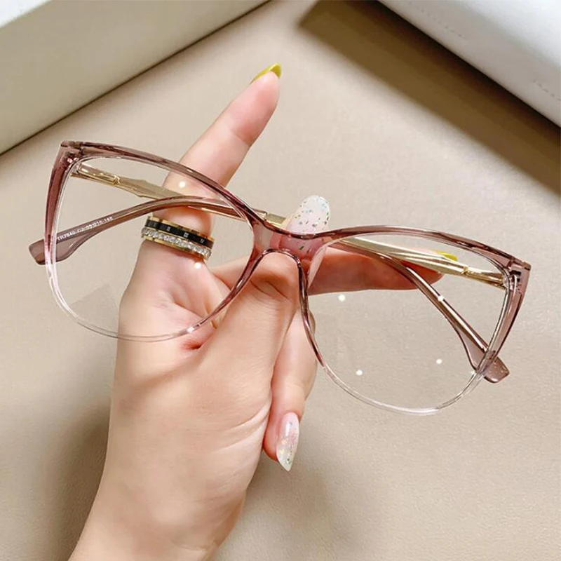 Fashion Vintage Cat Eye Gradient Eyeglasses Anti Blue Light Eyewear Personality TR90 Computer Goggles Trendy Glasses Frame 2023
Fashion Vintage Cat Eye Gradient Eyeglasses Anti Blue Light Eyewear Personality TR90 Computer Goggles Trendy Glasses Frame 2023
