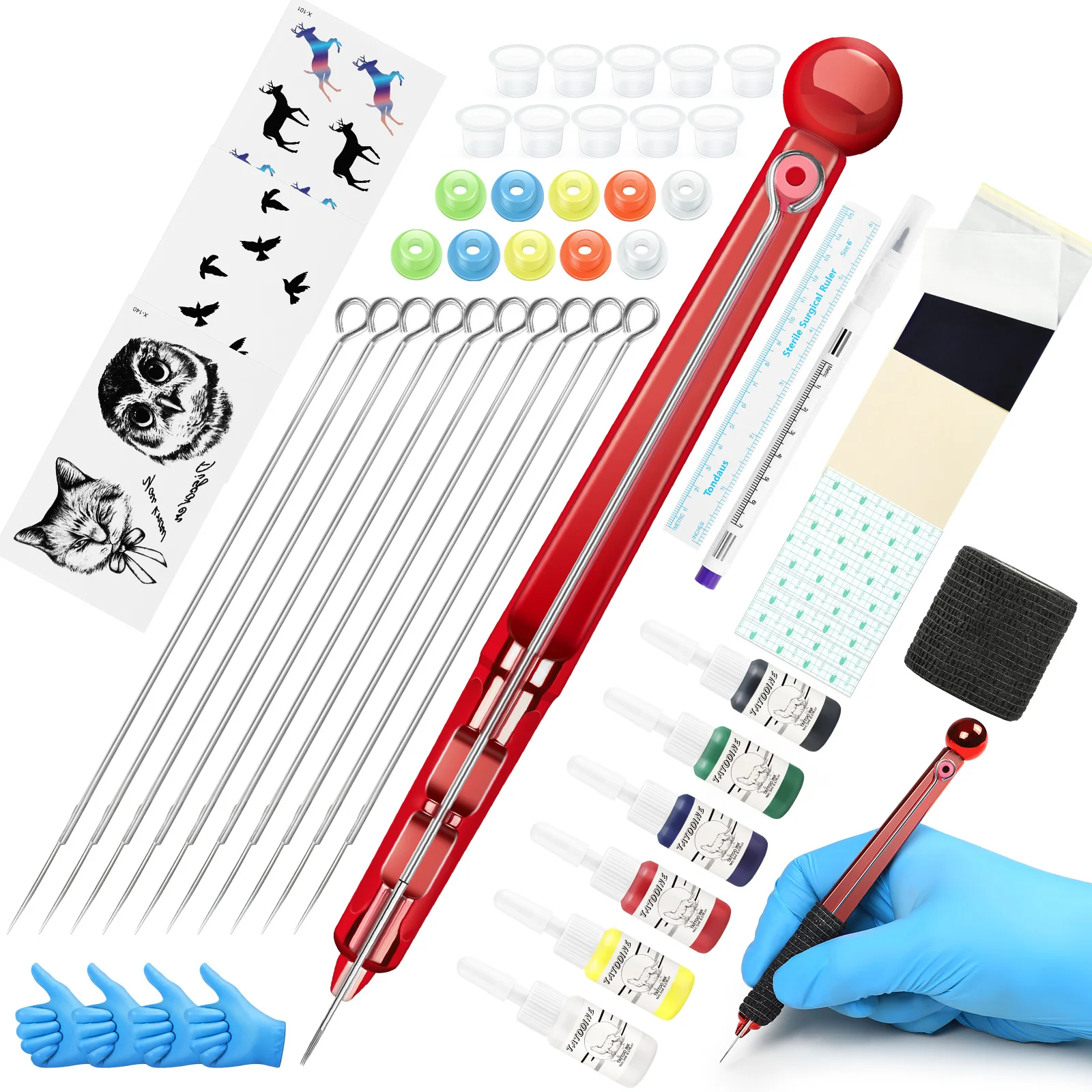 Набор для тату-ручки с держателем для иглы 
Набор для тату-ручки с держателем для иглы