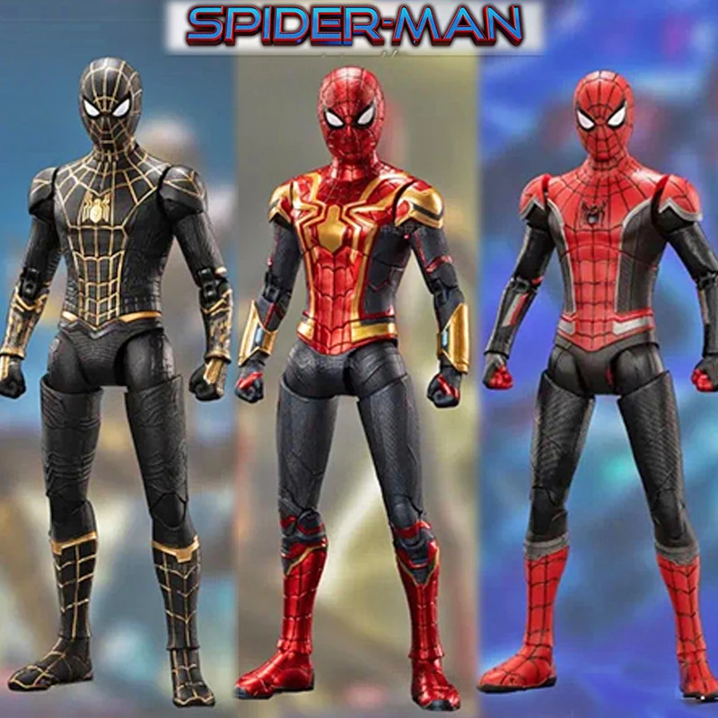 ZD Toy Marvel Spiderman Figure No Way Home Integrated Black Gold Suit Joints Moveable Spider Man Action Figure Toy
ZD Toy Marvel Spiderman Figure No Way Home Integrated Black Gold Suit Joints Moveable Spider Man Action Figure Toy