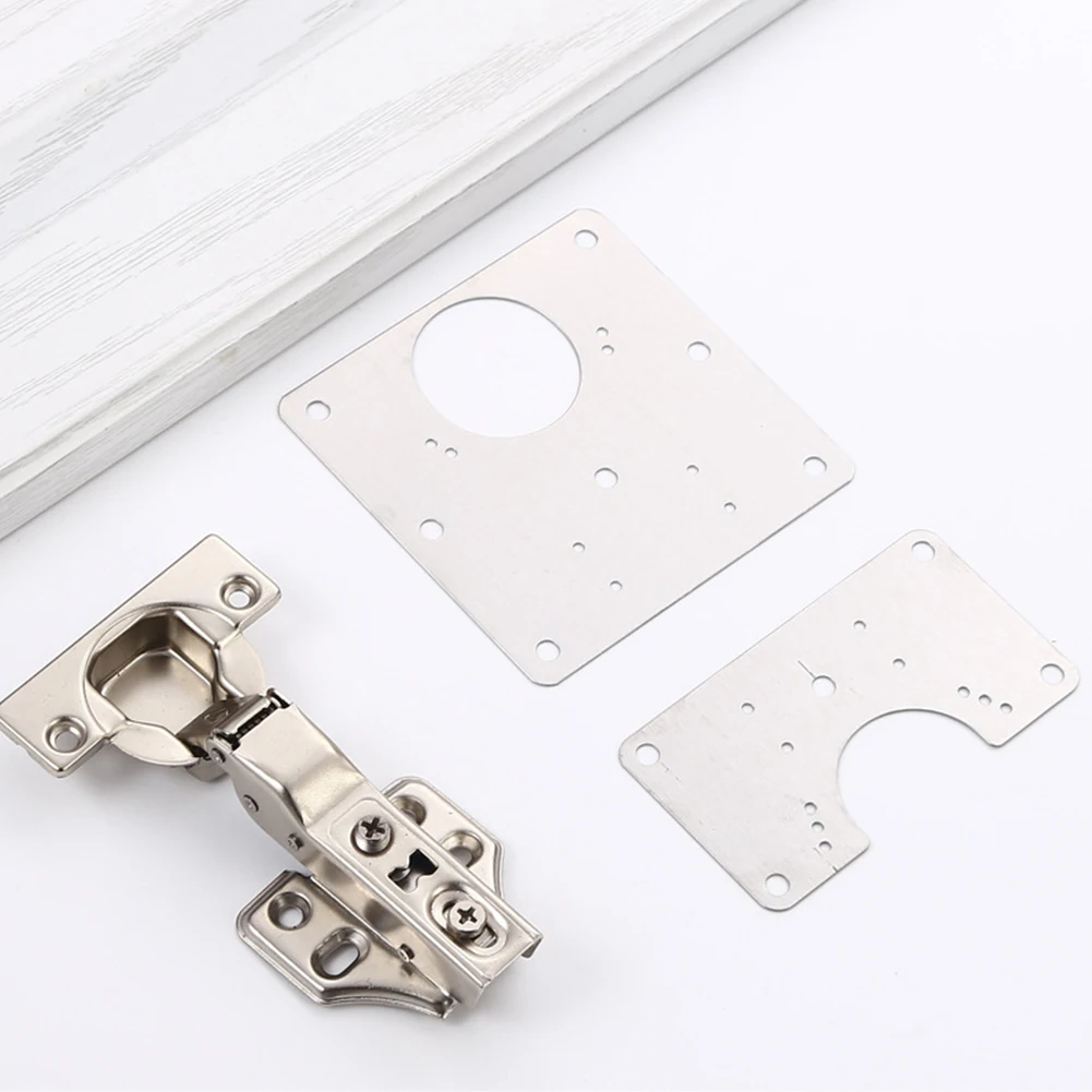 1Pc Stainless Steel Hinge Repair Plate W/ 6*Screw Cupboard Cabinet Hinge Fixing Plate Door Panel Connection For Table Bed Chair
1Pc Stainless Steel Hinge Repair Plate W/ 6*Screw Cupboard Cabinet Hinge Fixing Plate Door Panel Connection For Table Bed Chair