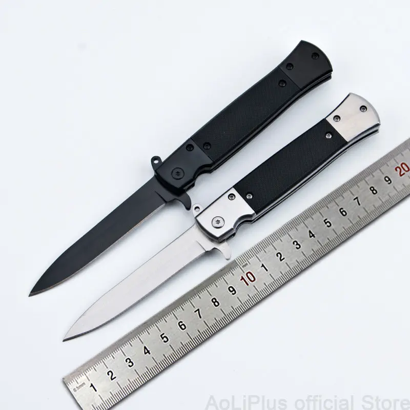 Italian AKC Stiletto Mafia Outdoor Camping Survival Tactical Folding Knife Stainless Steel Blade Edc Peeling Tool
Italian AKC Stiletto Mafia Outdoor Camping Survival Tactical Folding Knife Stainless Steel Blade Edc Peeling Tool