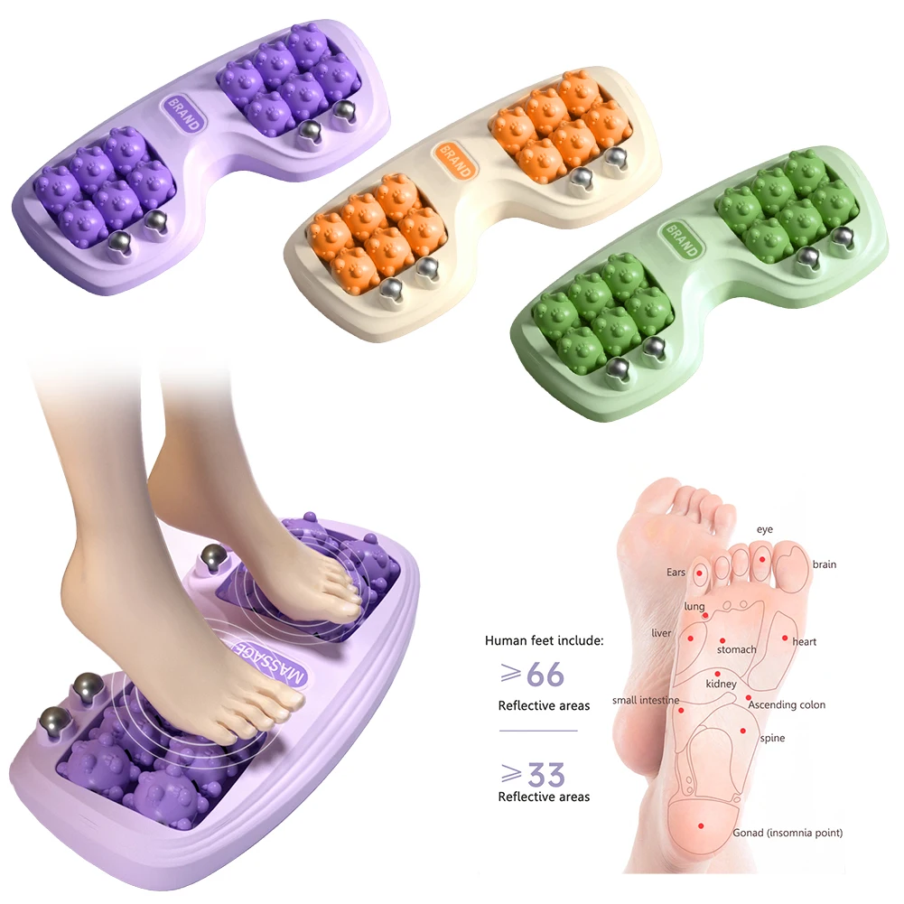 Foot Massage Roller Body Stiffness Yoga Fitness Training Therapy Feet Care Massager for Elderly Housewives Mental Workers 
Foot Massage Roller Body Stiffness Yoga Fitness Training Therapy Feet Care Massager for Elderly Housewives Mental Workers