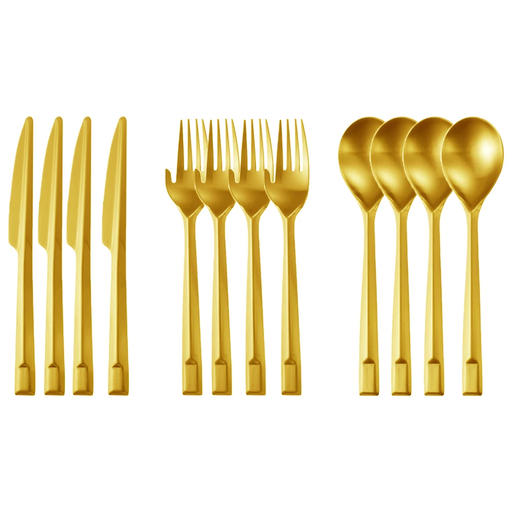 12 шт., столовые приборы из нержавеющей стали
12 шт., столовые приборы из нержавеющей стали