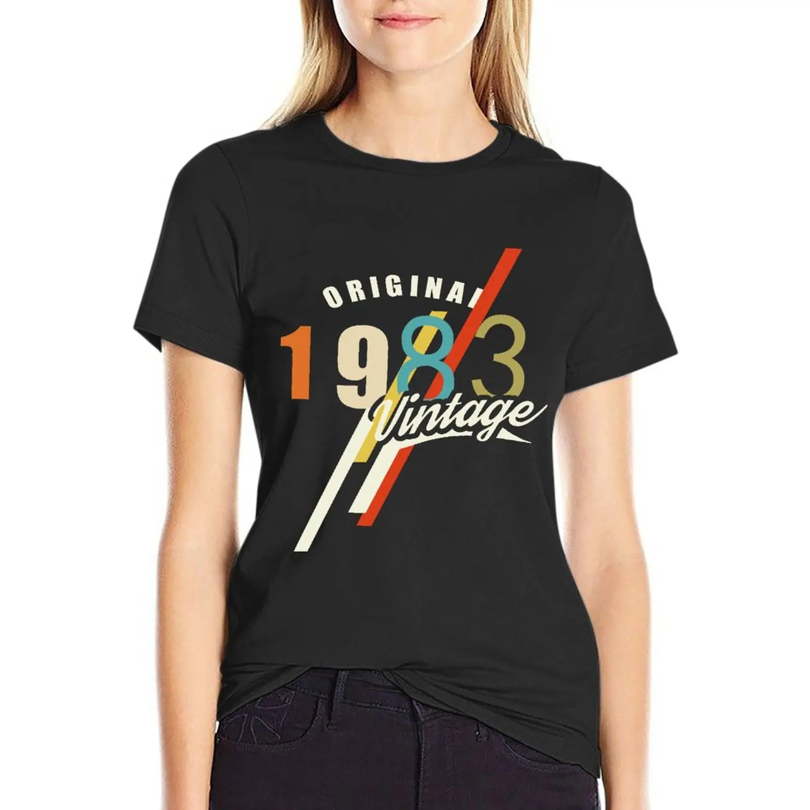 Vintage 1983 Gift Father'S Day Oversized Tshirt Personalized Womens Clothes Short Sleeve Streetwear Big Size Tops Tee
Vintage 1983 Gift Father'S Day Oversized Tshirt Personalized Womens Clothes Short Sleeve Streetwear Big Size Tops Tee