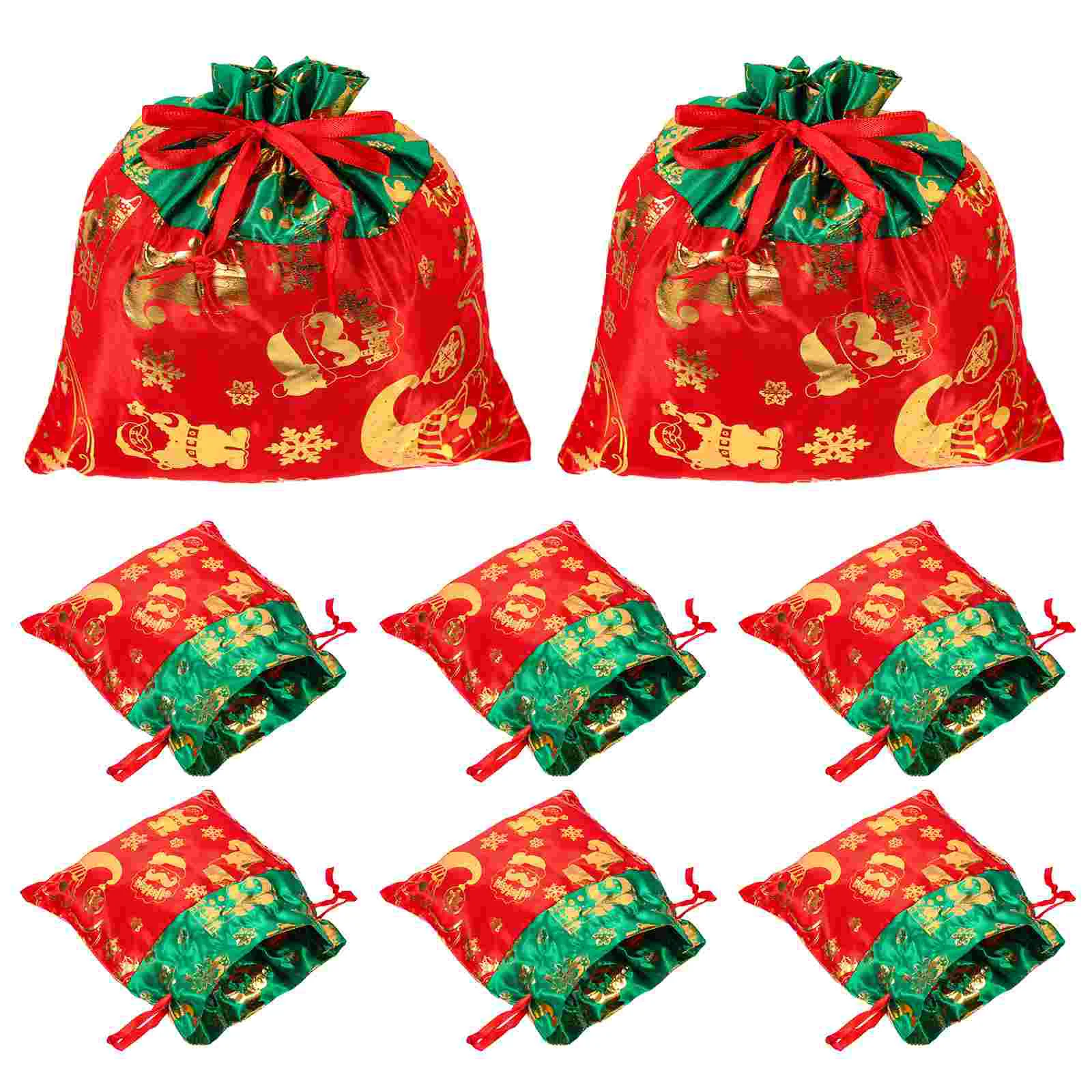 Bags Christmas Bag Gift Drawstring Candy Sack Party Favor Santa Present Red Goodie Jewelry Containerwrap Treat Wedding Fabric 
Bags Christmas Bag Gift Drawstring Candy Sack Party Favor Santa Present Red Goodie Jewelry Containerwrap Treat Wedding Fabric