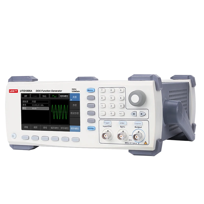 

UNI-T UTG1005A LCD Display High Precision Waveform Generator Single Channel Bandwidth Band USB Sine Wave Output Signal Generator