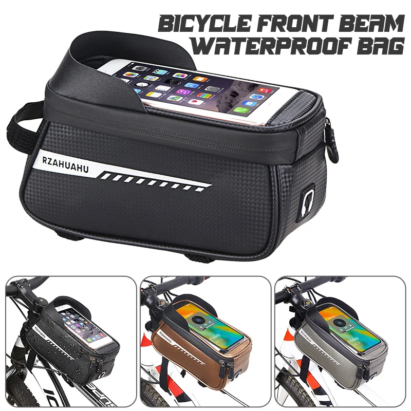 1.5L Rainproof Bicycle Bag Frame Front Top Tube Bag Reflective 6.5In Phone Case Touchscreen Bag Mtb Bike Accessories
1.5L Rainproof Bicycle Bag Frame Front Top Tube Bag Reflective 6.5In Phone Case Touchscreen Bag Mtb Bike Accessories
