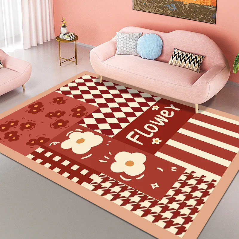 Simple Home Bedroom Bedside Mat Checkerboard Plaid Living Room Carpets Girls Room Decoration Rugs Anti-slip Washable Lounge Rug
Simple Home Bedroom Bedside Mat Checkerboard Plaid Living Room Carpets Girls Room Decoration Rugs Anti-slip Washable Lounge Rug