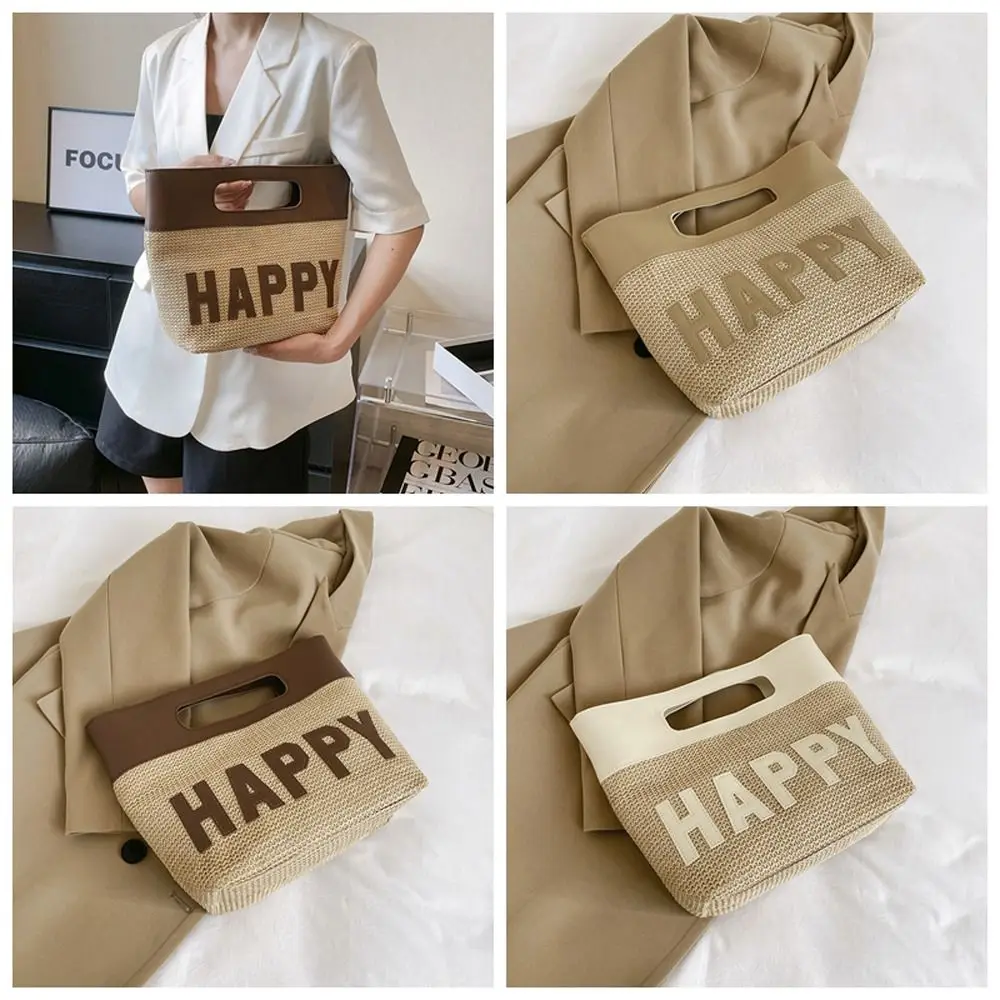 Letter Straw Woven Tote Bag Casual Large Capacity Ins Style All-match Bohemian Shopping
Letter Straw Woven Tote Bag Casual Large Capacity Ins Style All-match Bohemian Shopping